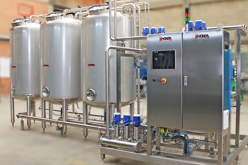 CIP automático para limpeza UHT