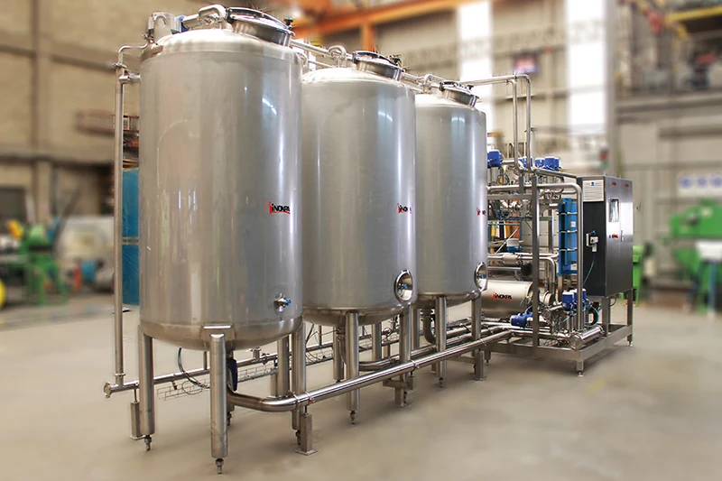 CIP automático para limpeza UHT